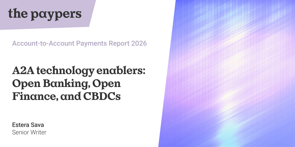A2A technology enablers: Open Banking, Open Finance, and CBDCs