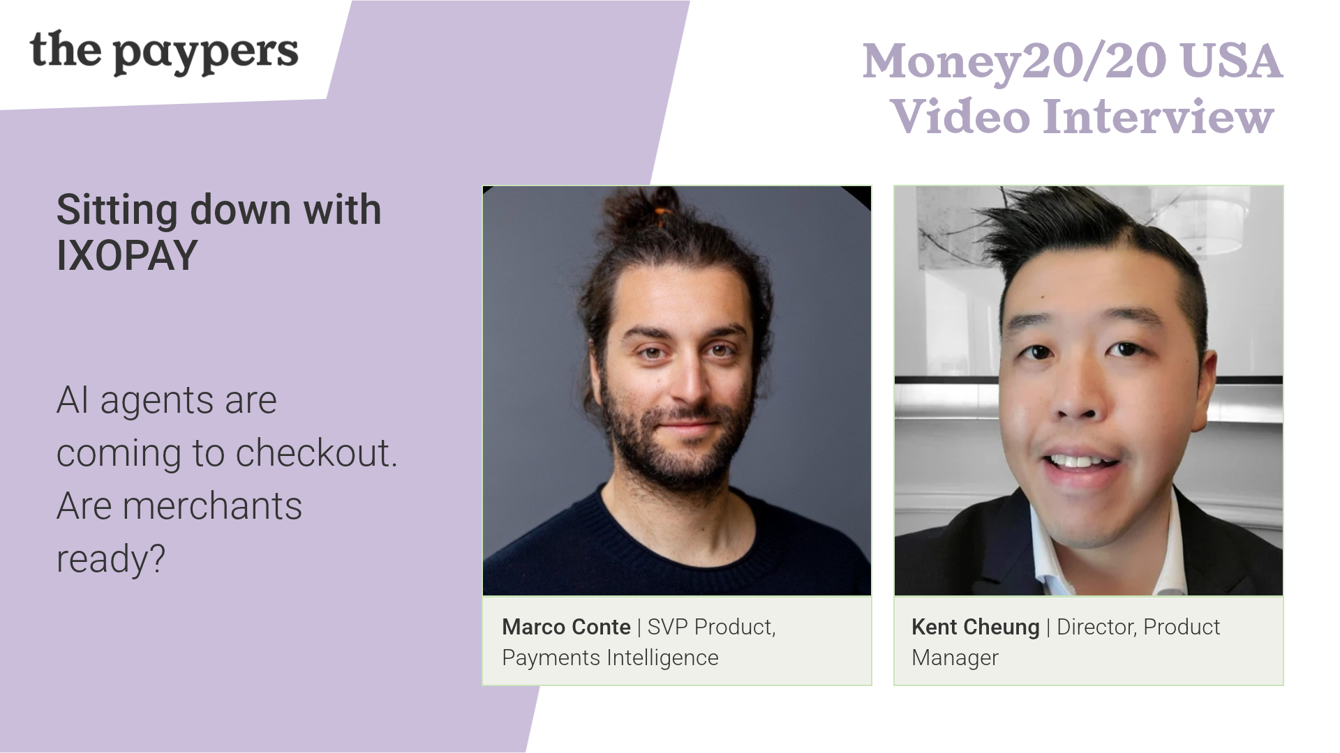 [Money20/20 – IXOPAY interview] AI agents are coming to checkout
