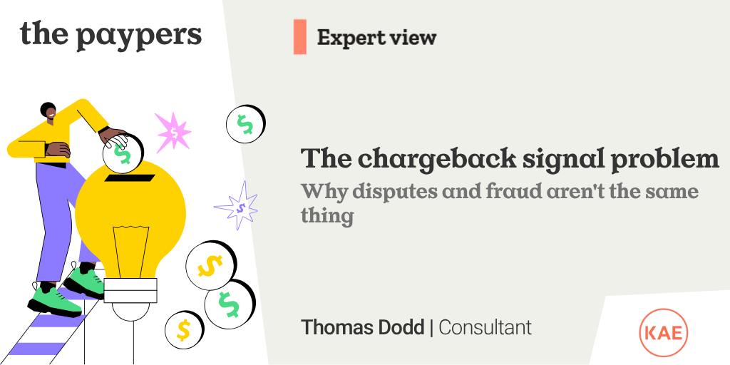 The chargeback signal problem: why disputes and fraud aren't the same thing