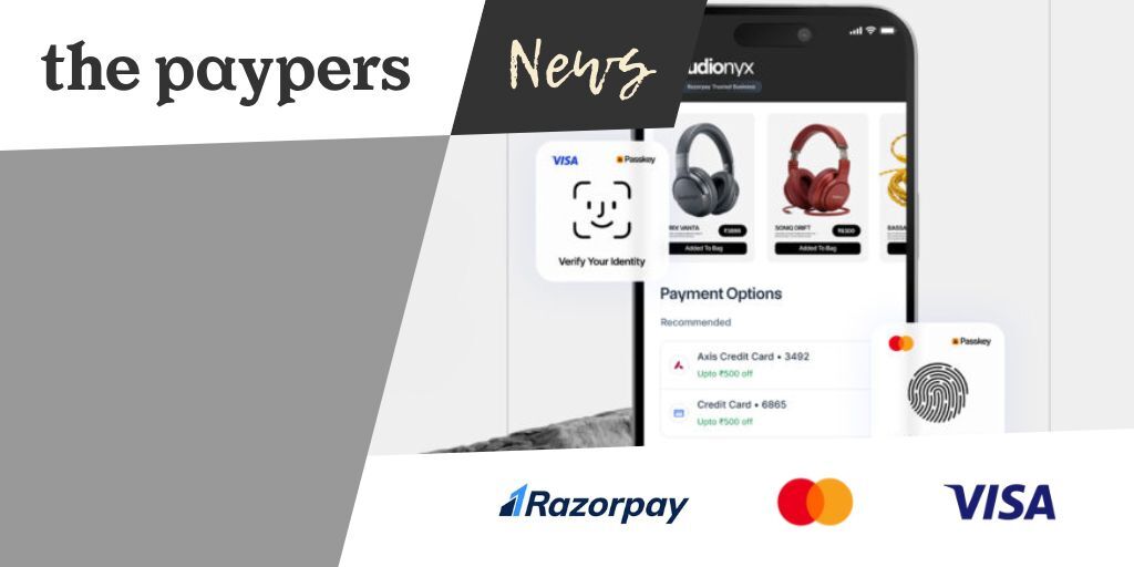 Razorpay launches biometric passkey card authentication with Mastercard and Visa