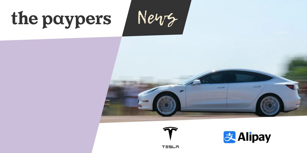 Tesla partners with Alipay to add in-car parking payments in China