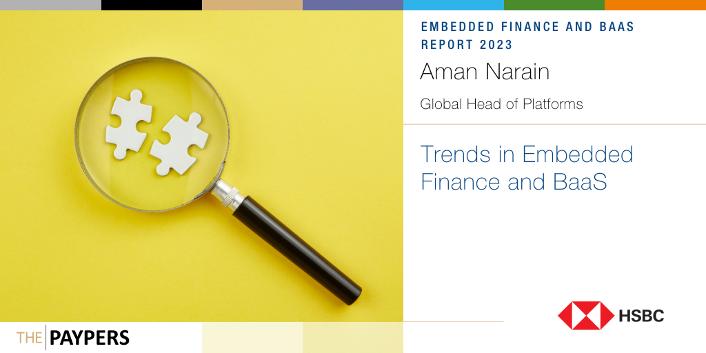 Interview with HSBC on Embedded Finance and BaaS