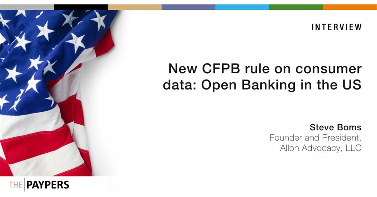 New CFPB rule on consumer data: Open Banking in the US